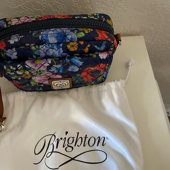 Brighton Floral Crossbody Bag - Navy and Multicolor - Picture 12 of 12